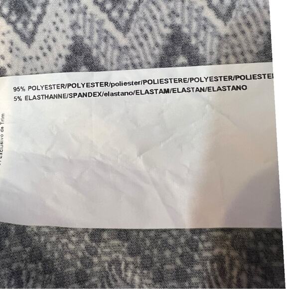 Joseph Ribkoff Black White Colorblock Stretch Zig-Zag Chevron Dress - Picture 11 of 16